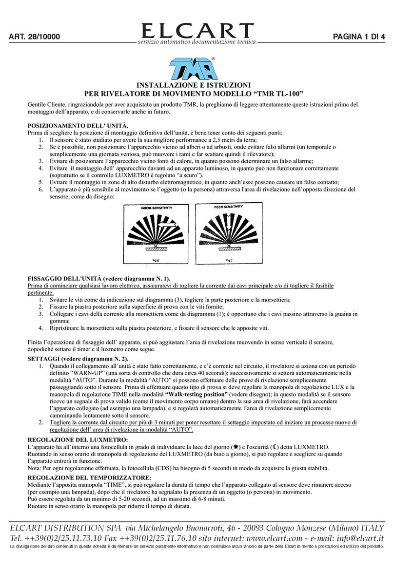 ELCART TMR TL-100 instructions