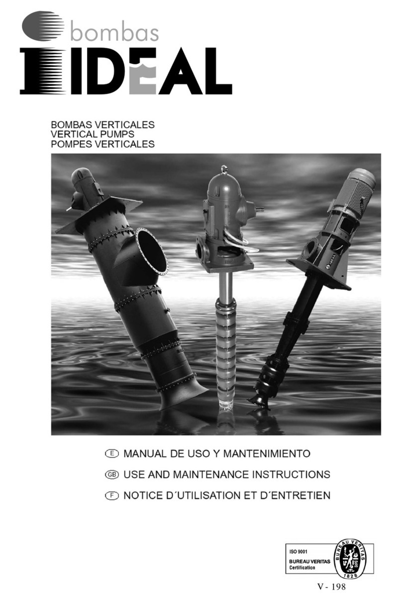 BOMBAS IDEAL VS Use and maintenance instructions BOMBAS IDEAL VS Use and maintenance instructions