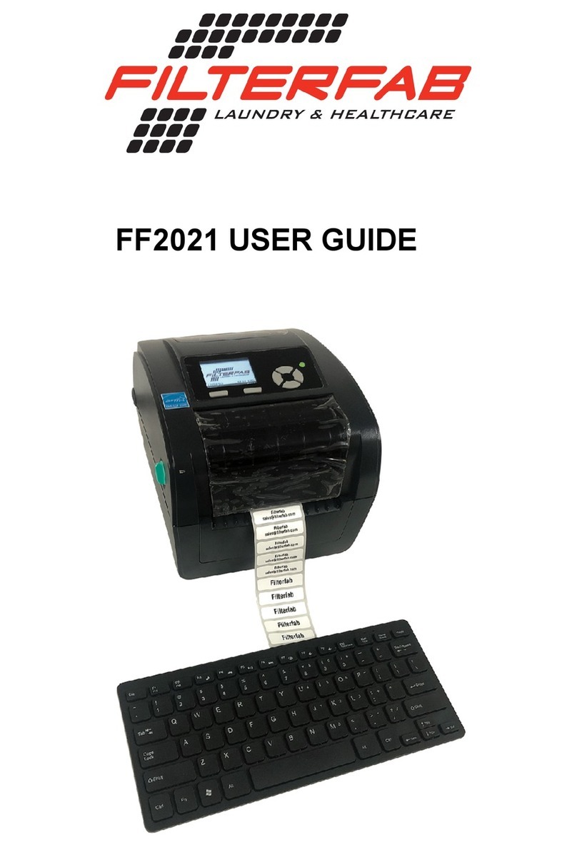 Filterfab FF2021 user guide