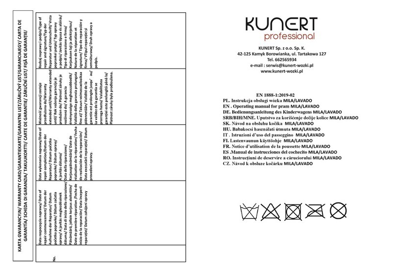 Kunert Professional MILA operating manual