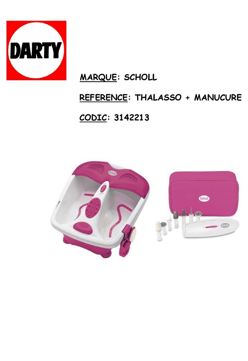 Scholl DR1335BEP Use and Care Instruction Manual