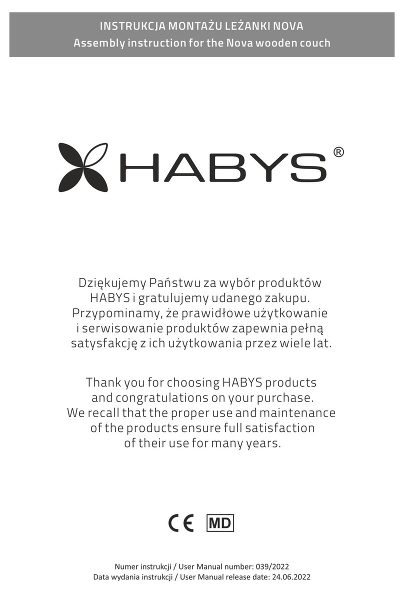 HABYS Nova Assembly instruction HABYS Nova Assembly instruction