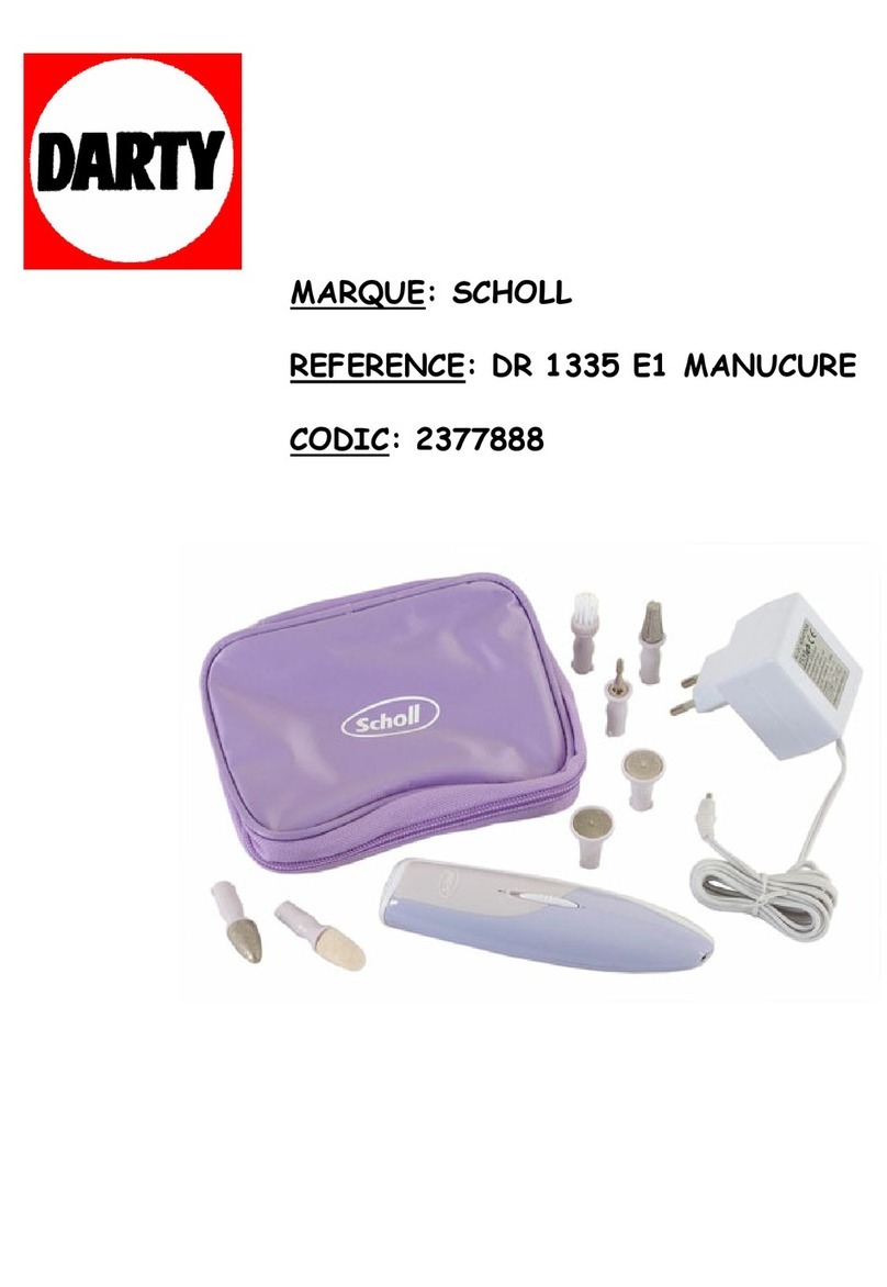 Scholl DR1335BE1 Use and Care Instruction Manual