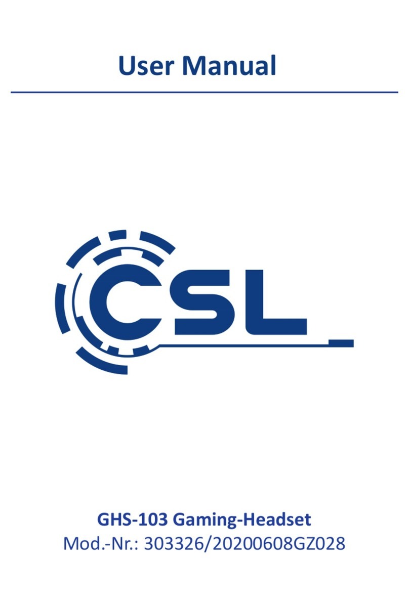 CSL GHS-103 user manual
