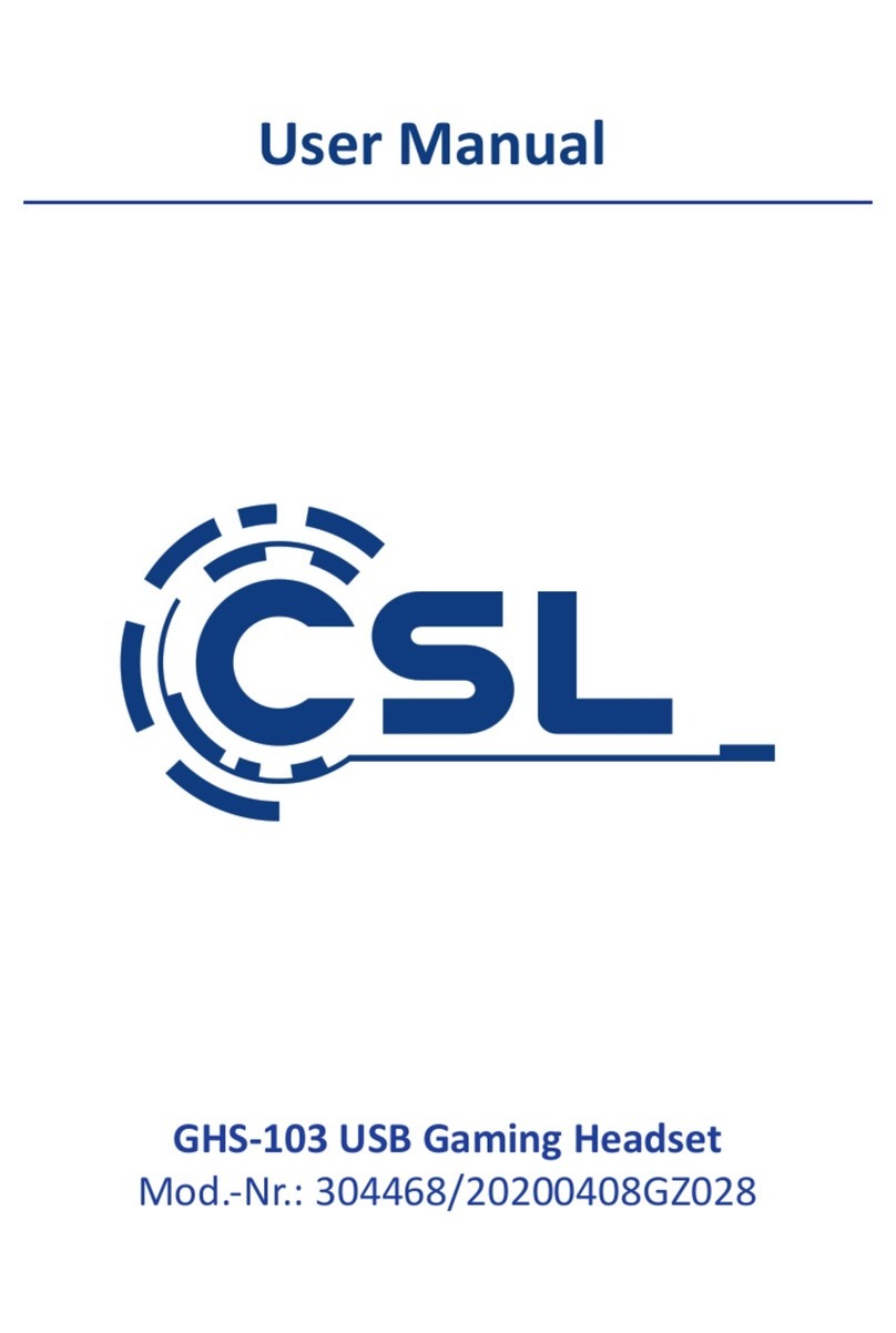 CSL GHS-103 user manual