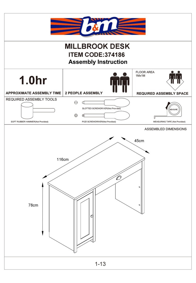 B&M MILLBROOK 374186 User manual