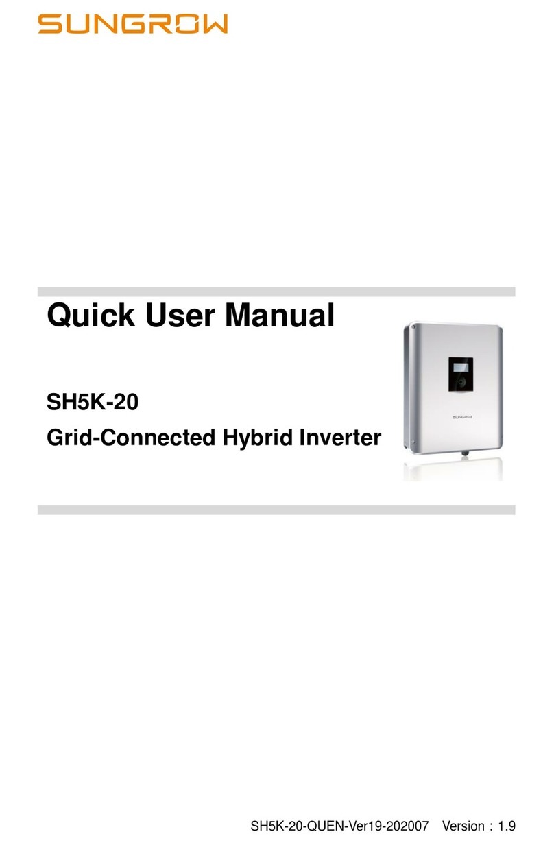 Sungrow SH5K-20 Quick user manual