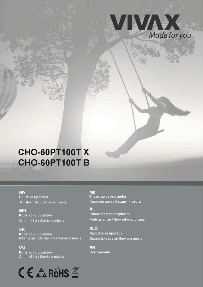 Vivax CHO-60PT100T X user manual
