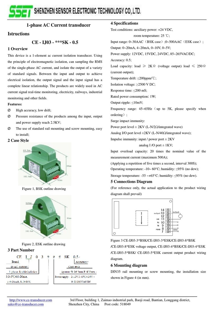 SSET CE-IJ03 SK-0.5 Series instructions