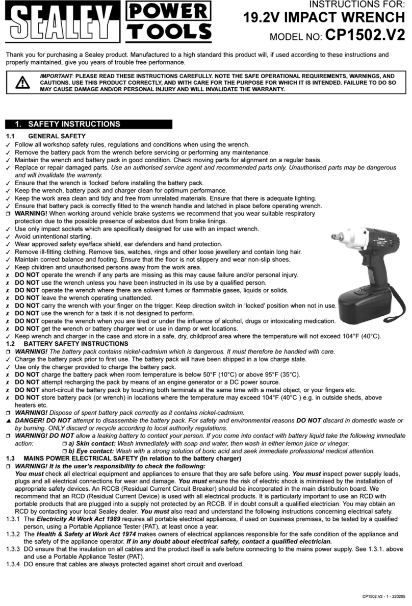 Sealey CP1502.V2 instructions