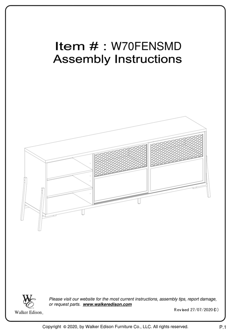 Walker Edison W70FENSMD User manual Walker Edison W70FENSMD User manual