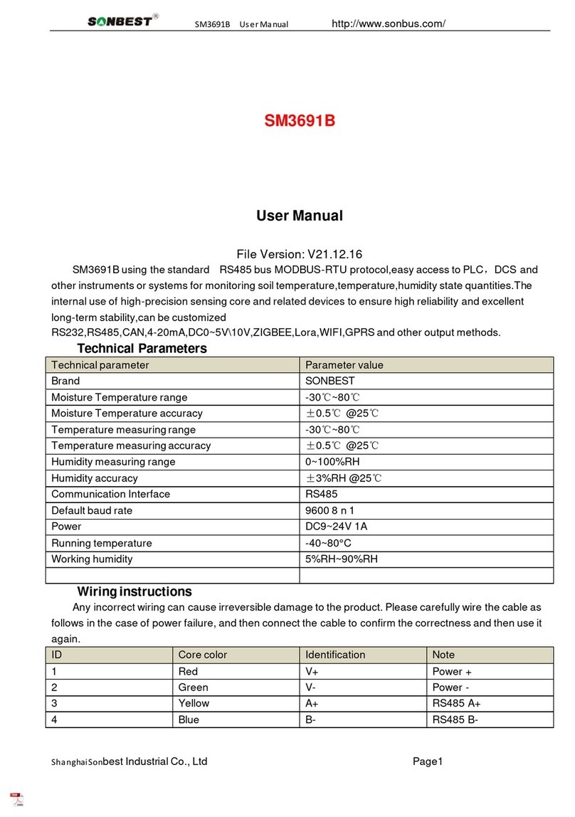 SONBEST SM3691B user manual