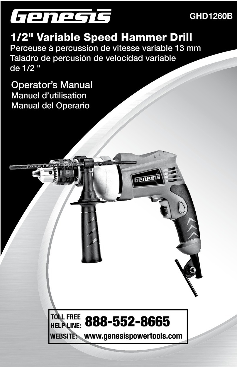 Genesis GHD1260B User manual