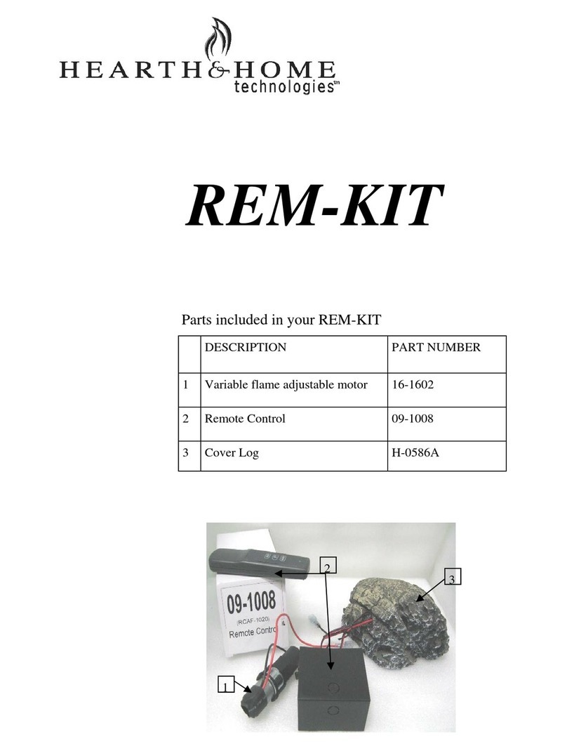 Hearth and Home Technologies REM-KIT manual Hearth and Home Technologies REM-KIT manual