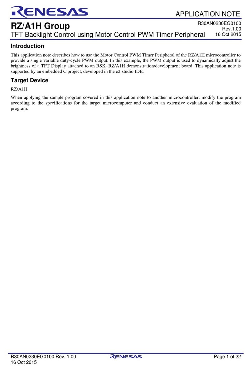 Renesas RZ/A1H Series Application note Renesas RZ/A1H Series Application note