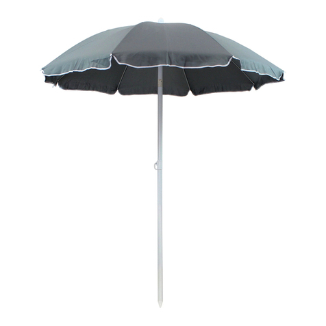 Sunnydaze Decor Beach Umbrella instructions