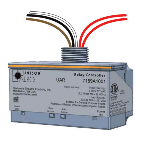 ETC Unison Aero Relay Controller User manual ETC Unison Aero Relay Controller User manual
