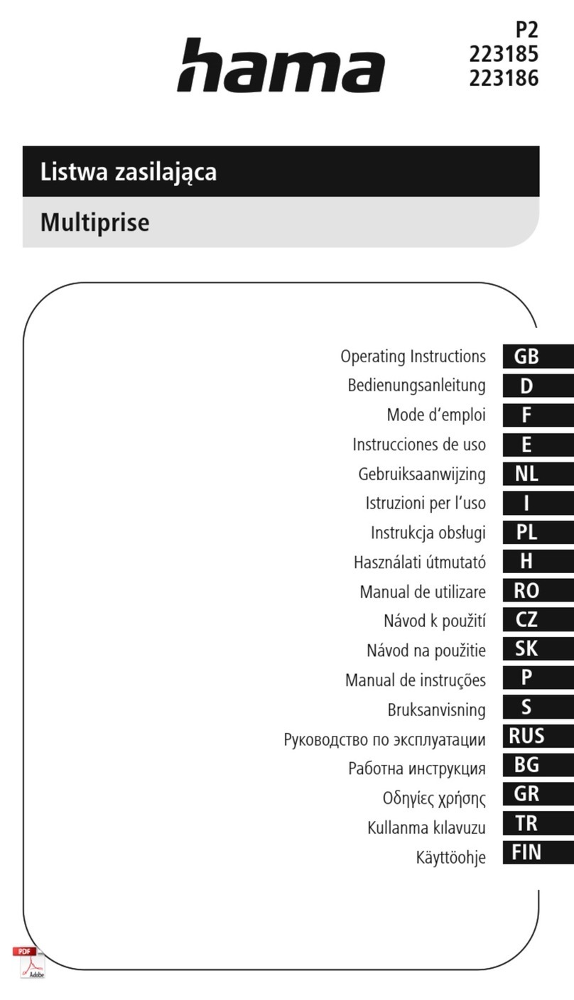 Hama P2 operating instructions
