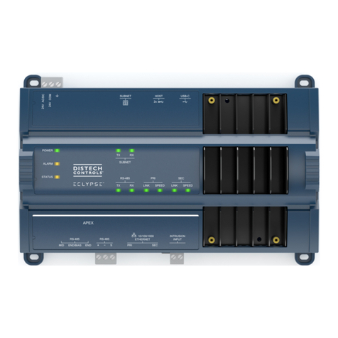 Distech Controls ECLYPSE APEX User manual
