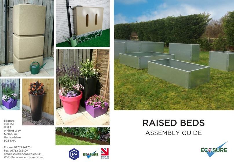 ECOSURE RAISED BEDS Assembly guide