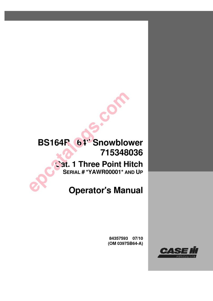 Case IH BS164R Operator's manual