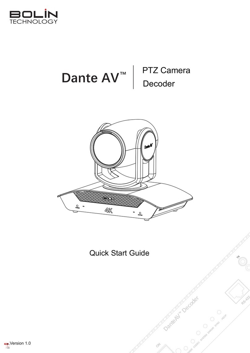 Bolin Technology Dante AV D412 quick start guide