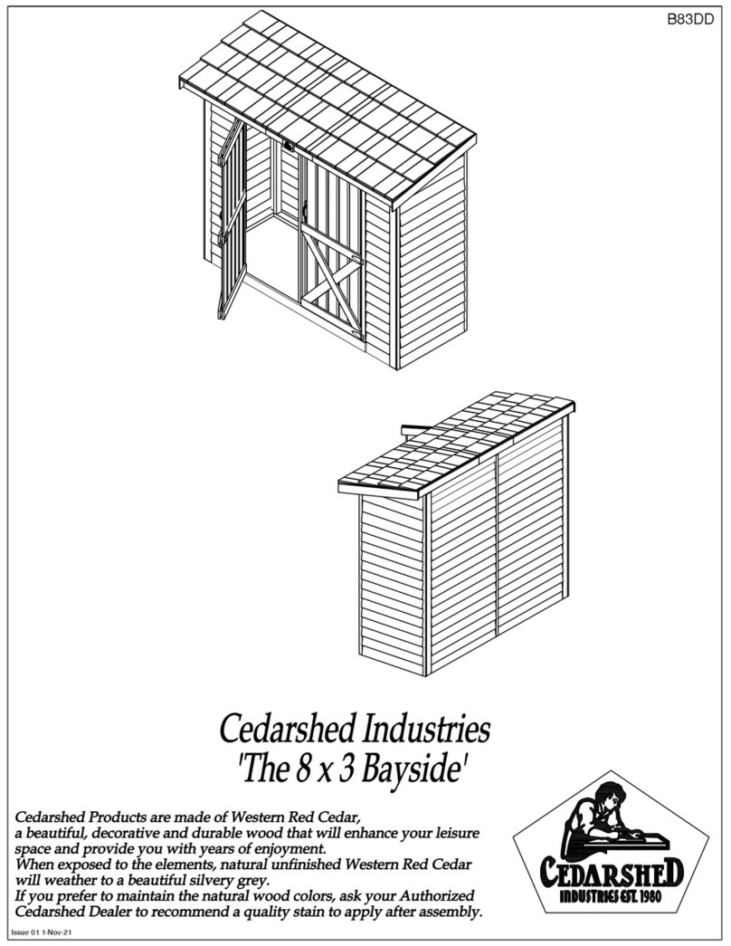 Cedarshed Bayside B83DD manual