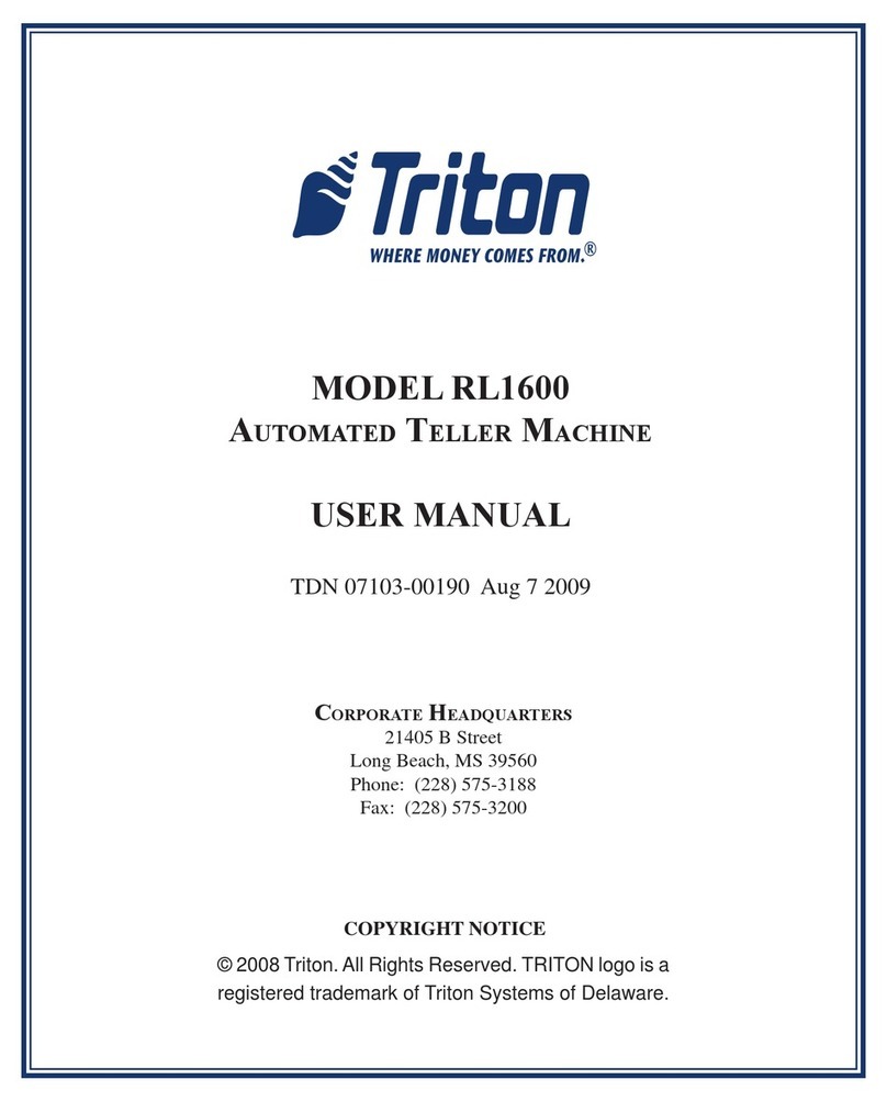 Triton RL1600 User manual