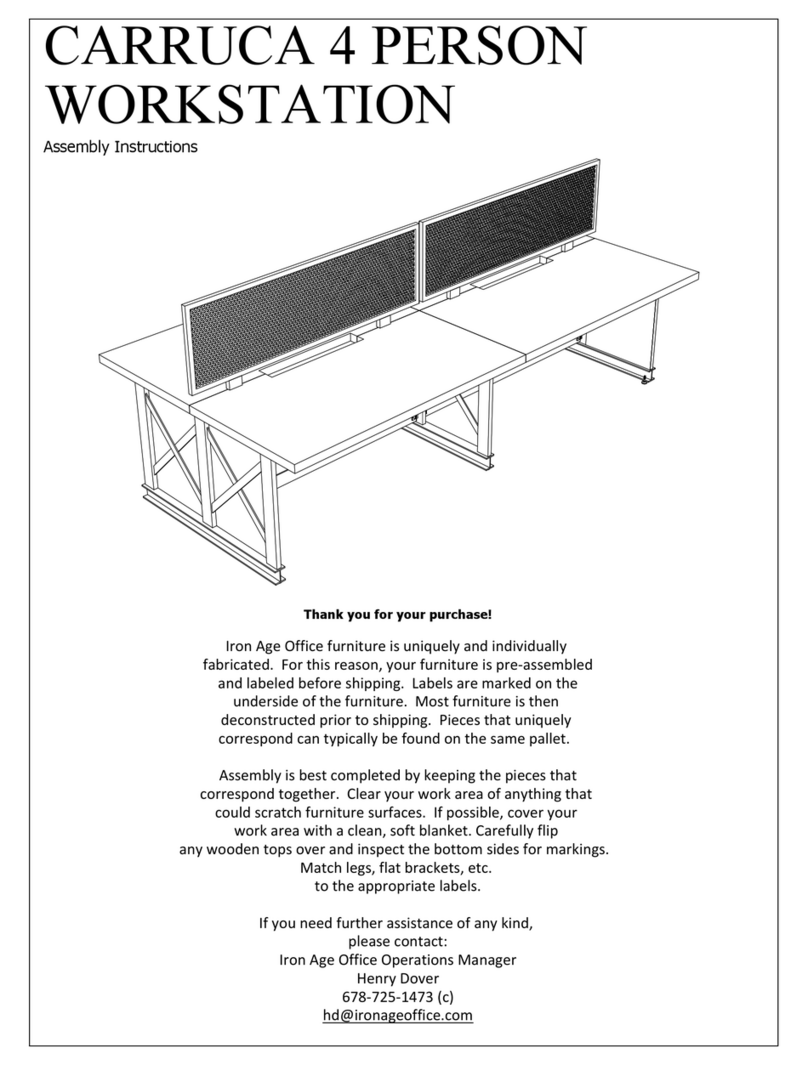 Iron Age Office CARRUCA Assembly instructions Iron Age Office CARRUCA Assembly instructions