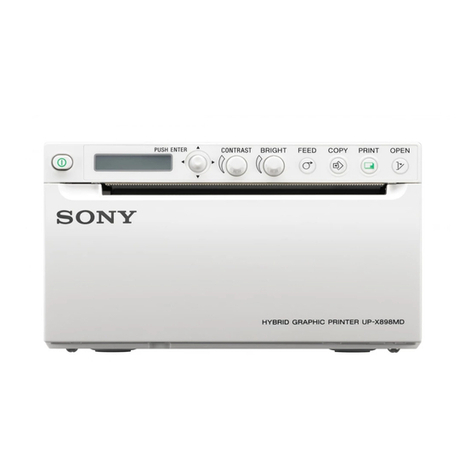 Sony UP-X898MD user manual