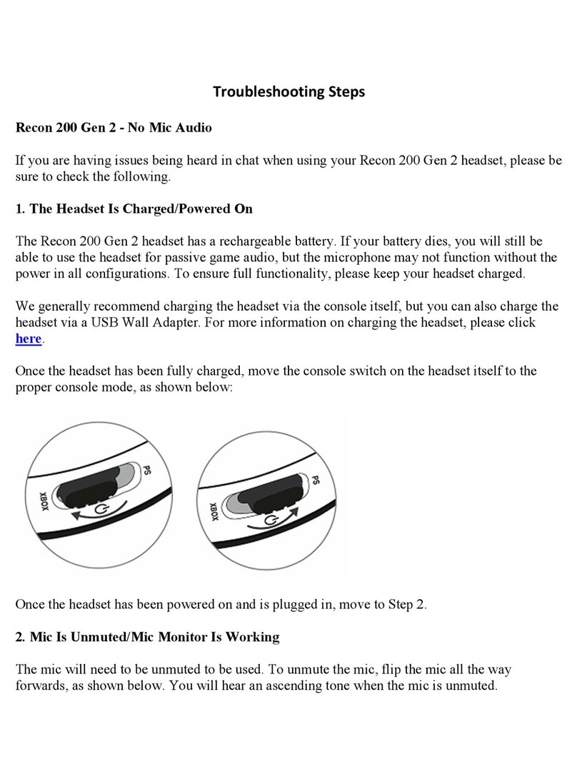 Recon 200 Gen 2 User manual