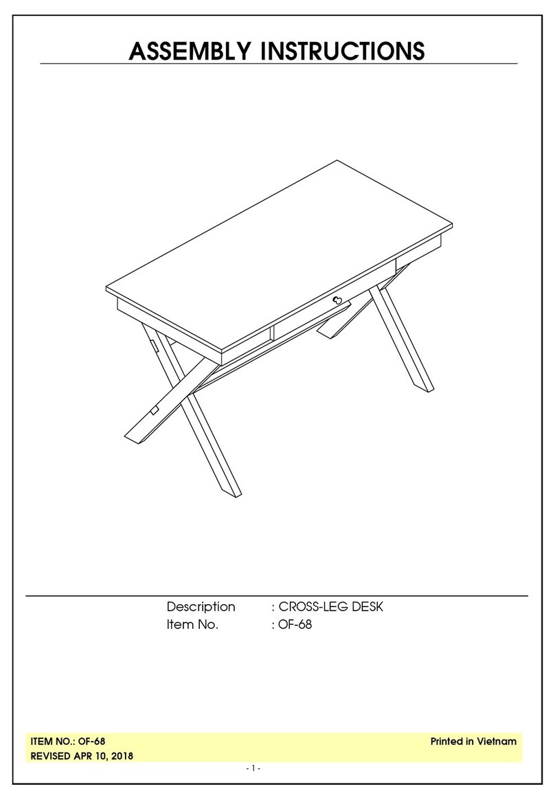 Whitewood Furniture OF-68 User manual