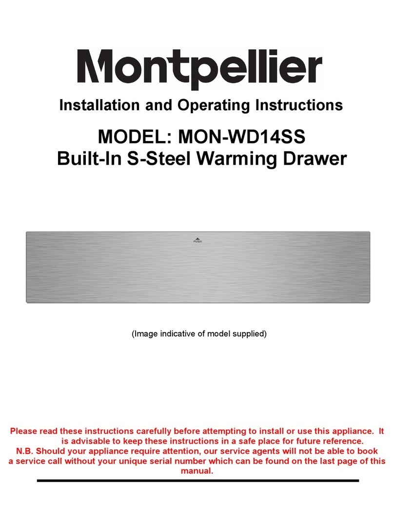 montpellier MON-WD14SS Installation and operating instructions montpellier MON-WD14SS Installation and operating instructions