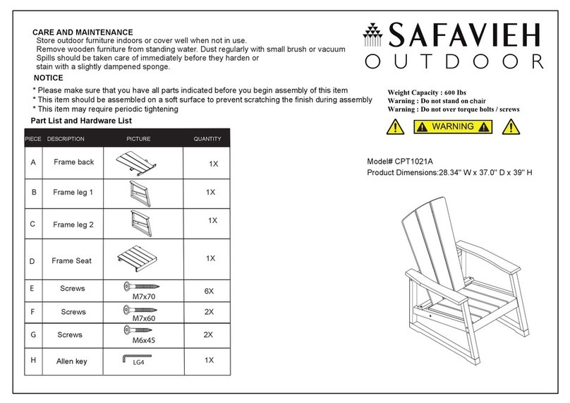 Safavieh Outdoor San Juan CPT1021A Assembly