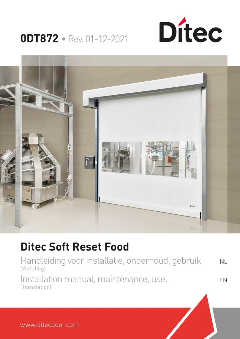 DITEC 0DT872 User guide