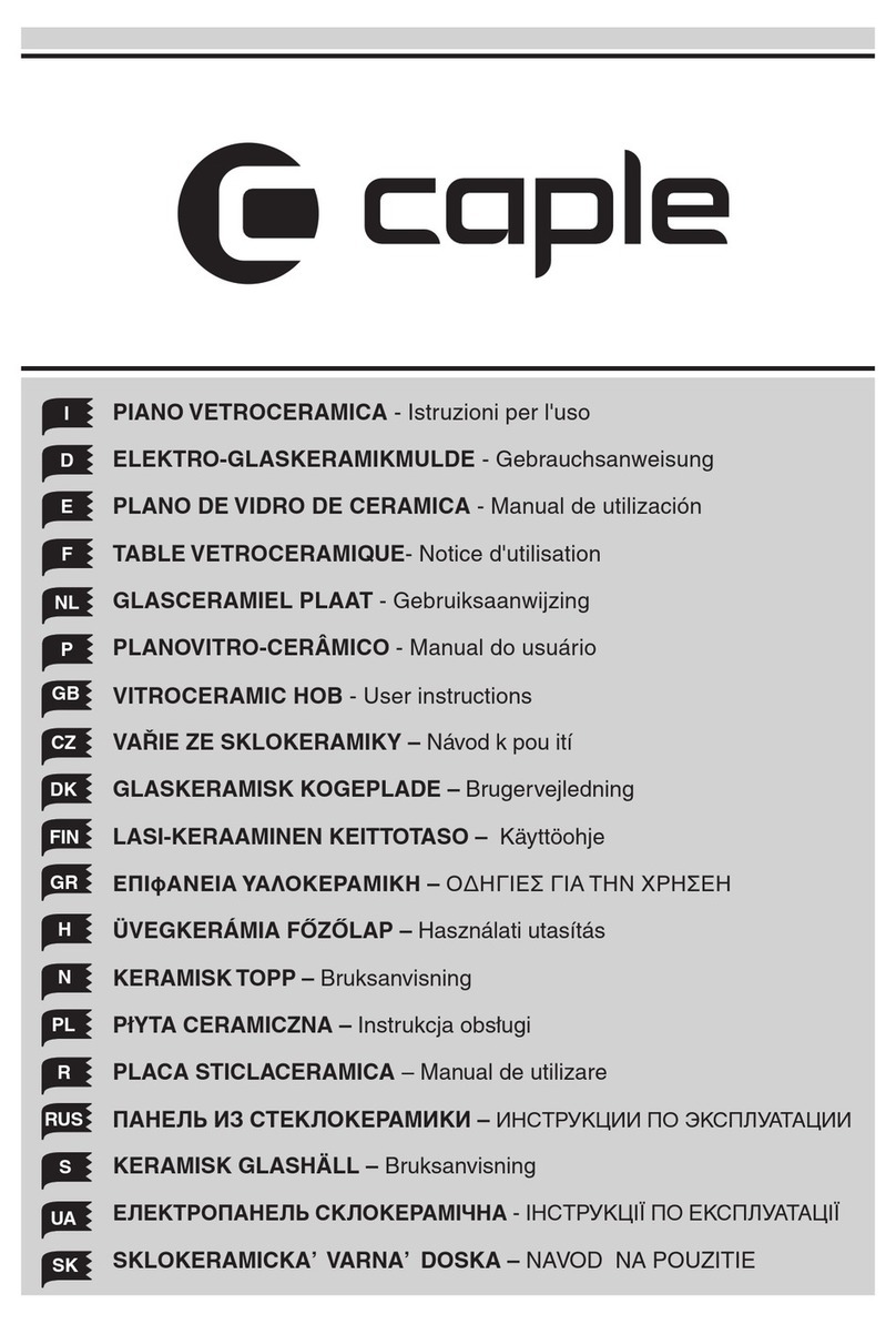 Caple C812C User manual