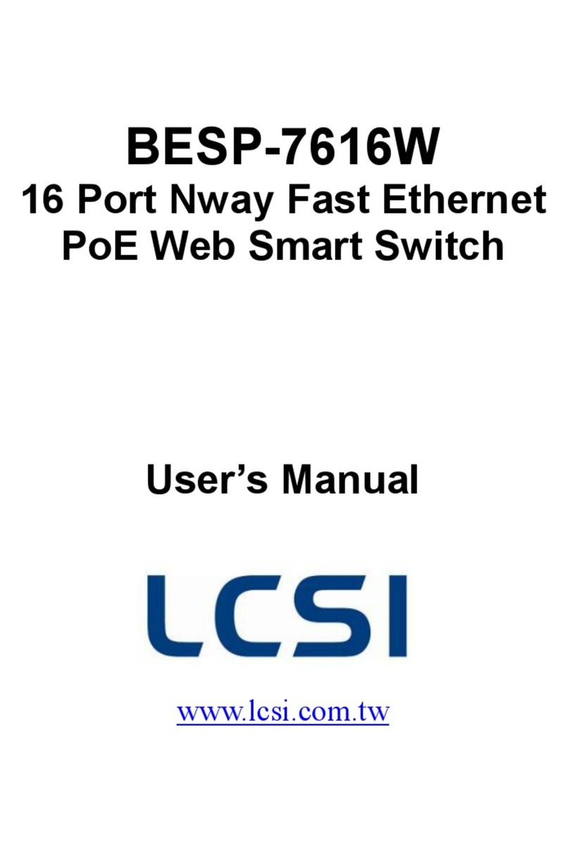 LCSI BESP-7616W user manual