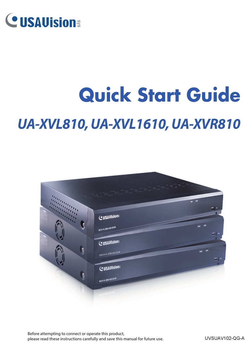 USAVision UA-XVL810 User manual