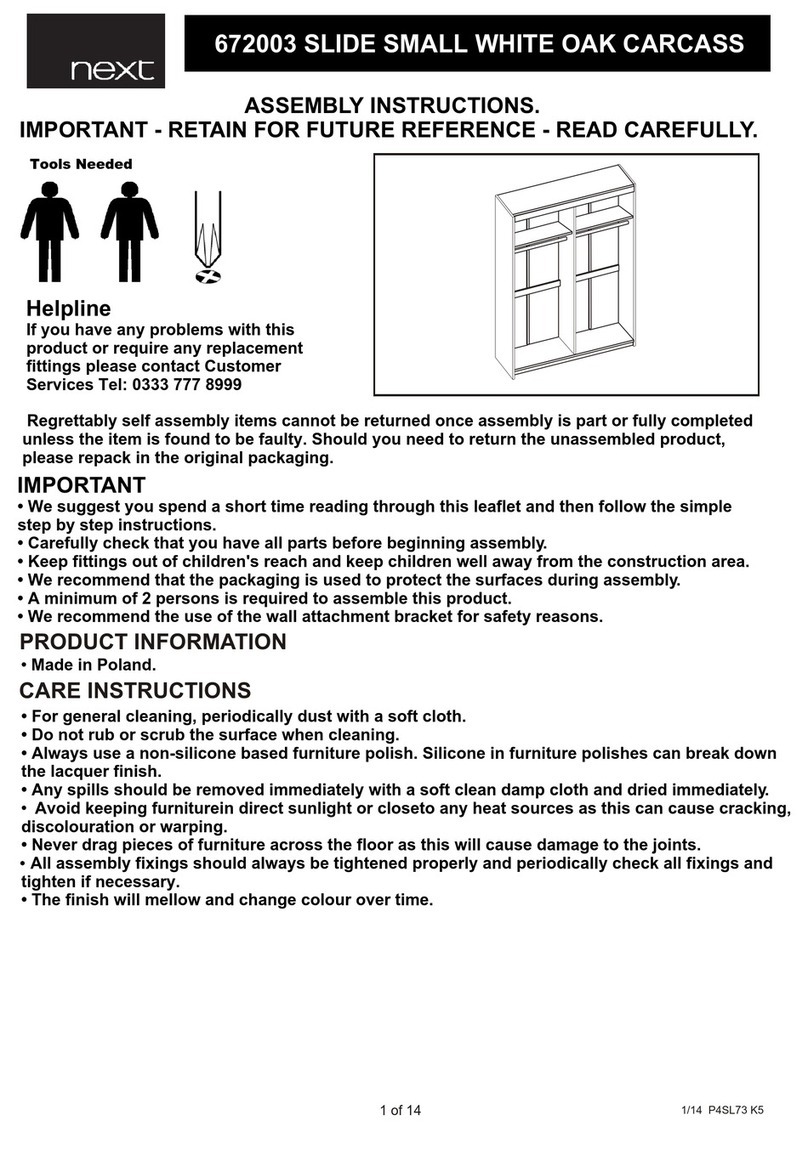 Next 672003 User manual Next 672003 User manual
