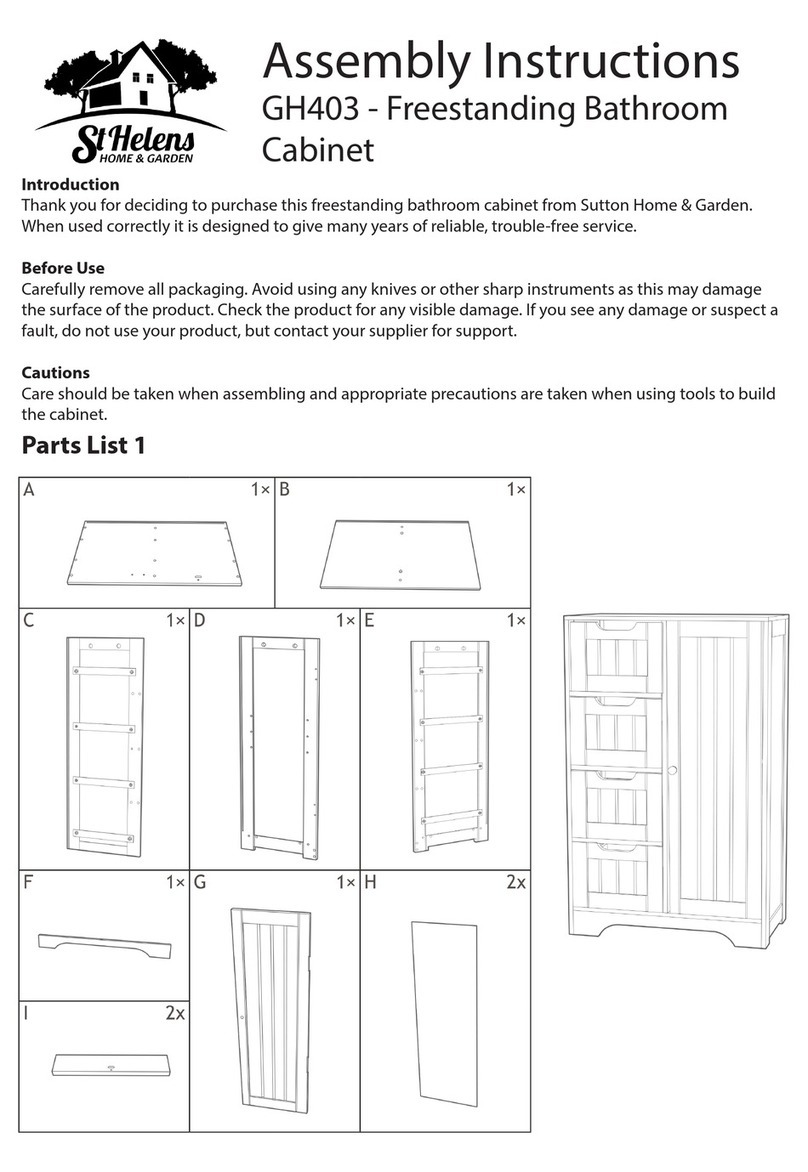 St Helens GH403 Assembly instructions