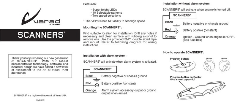 Varad Vision SCANNERS quick start guide