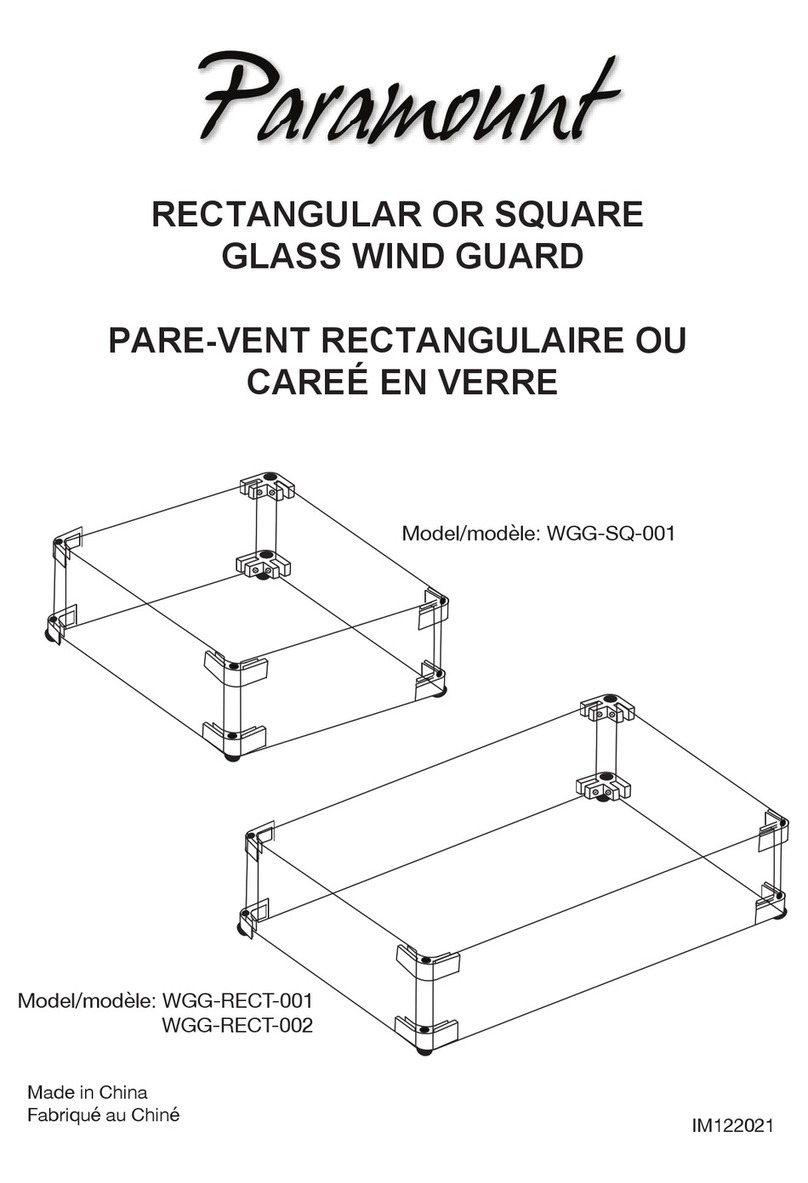 Paramount Fitness WGG-SQ-001 quick start guide