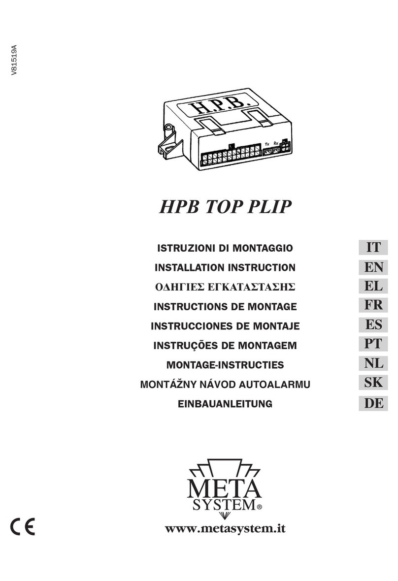 MetaSystem HPB TOP PLIP User manual