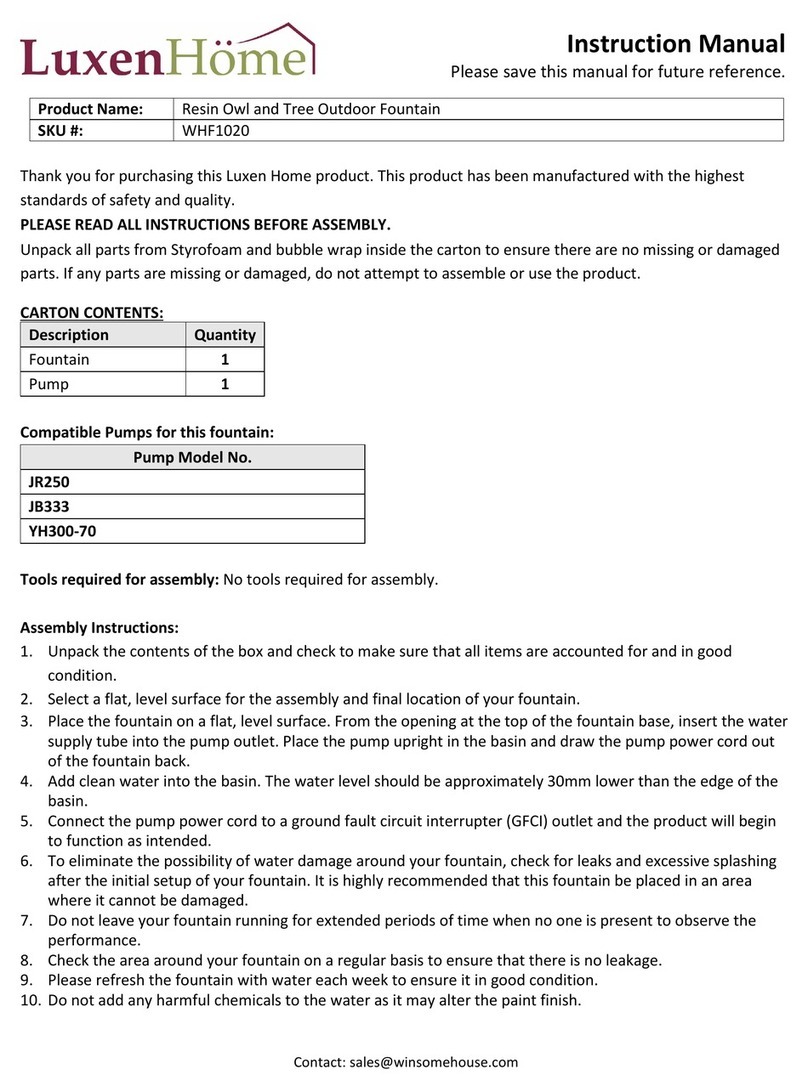LuxenHome WHF1020 instruction manual