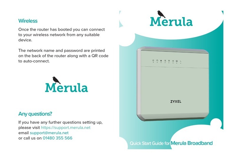 ZyXEL Communications Merula quick start guide