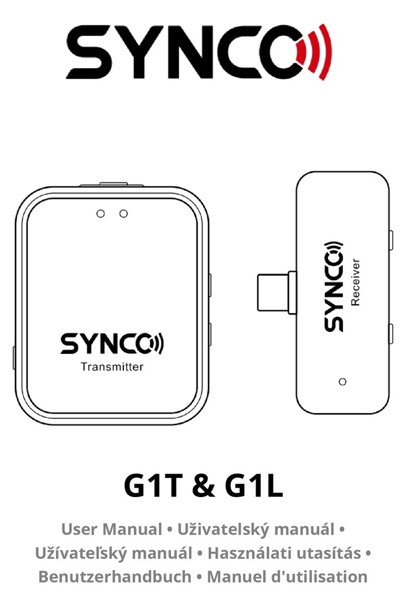 Synco G1T user manual
