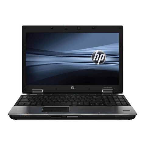 HP EliteBook 8540P User manual