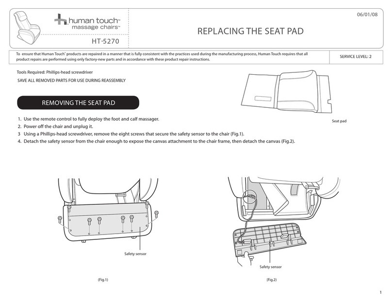 Human Touch HT-5270 User manual