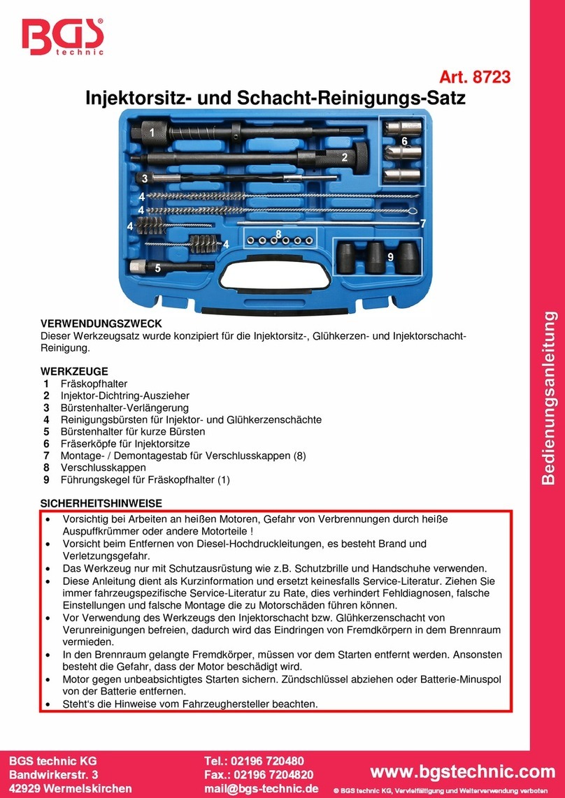 BGS technic 8723 User manual