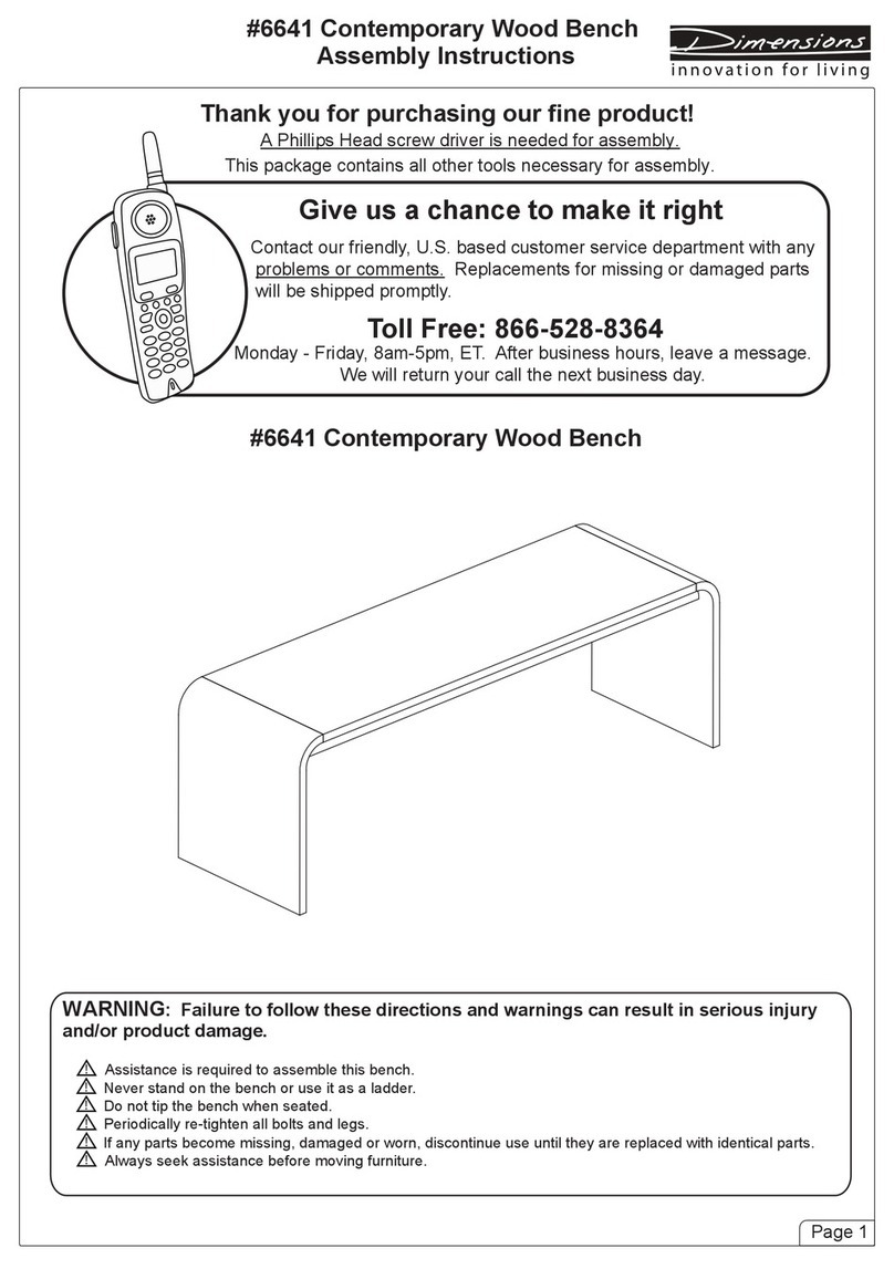 m-Dimension 6641 Assembly instructions